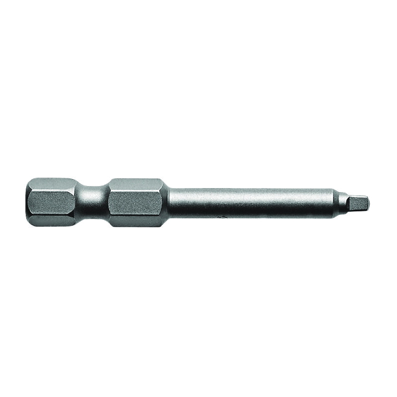Apex 1950-3X Turned Body Power Drive Bit, #3 Square Point, 1-15/16 in OAL - Screwdriver Bits